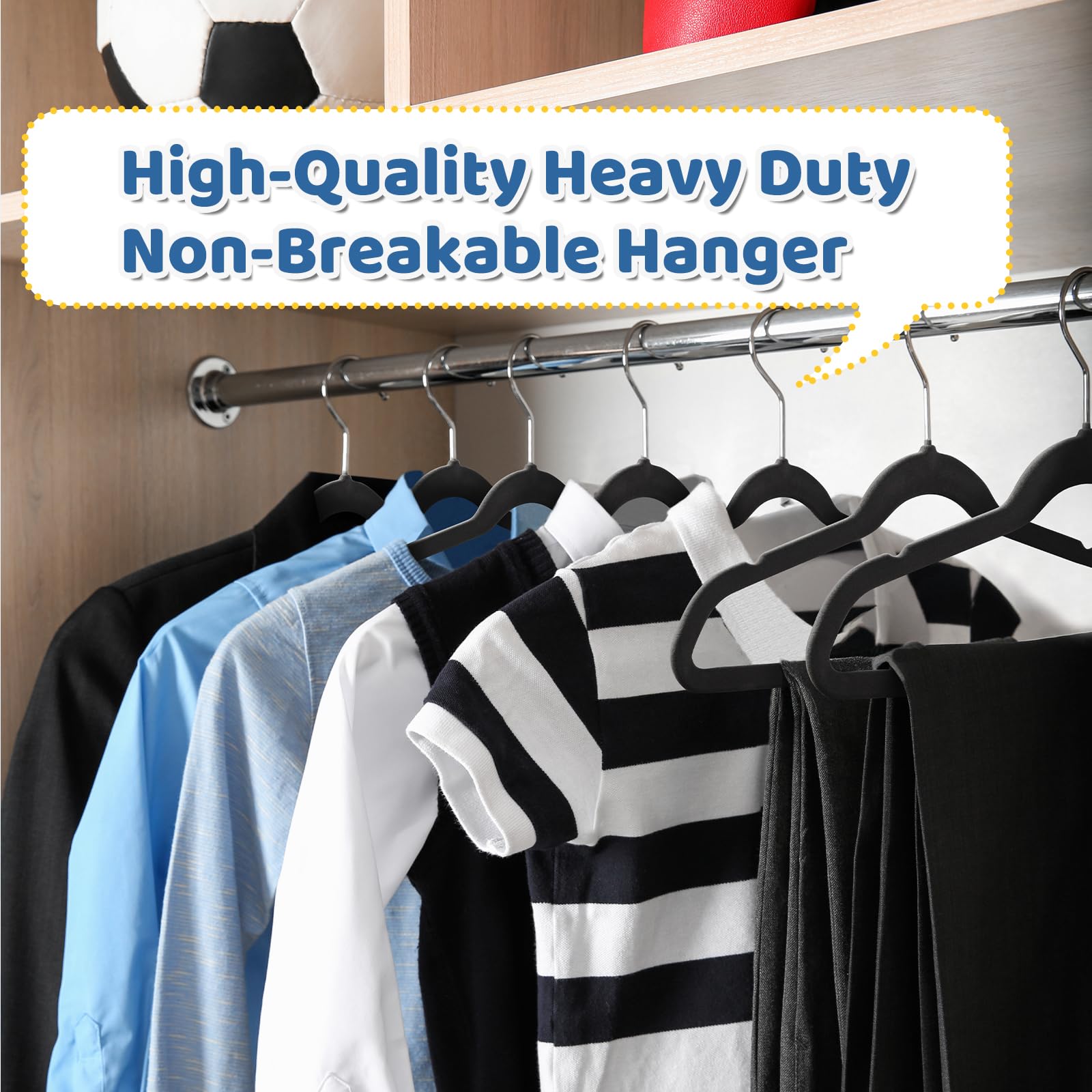Smartor Premium velvet finish adds a premium feel to kid closets.