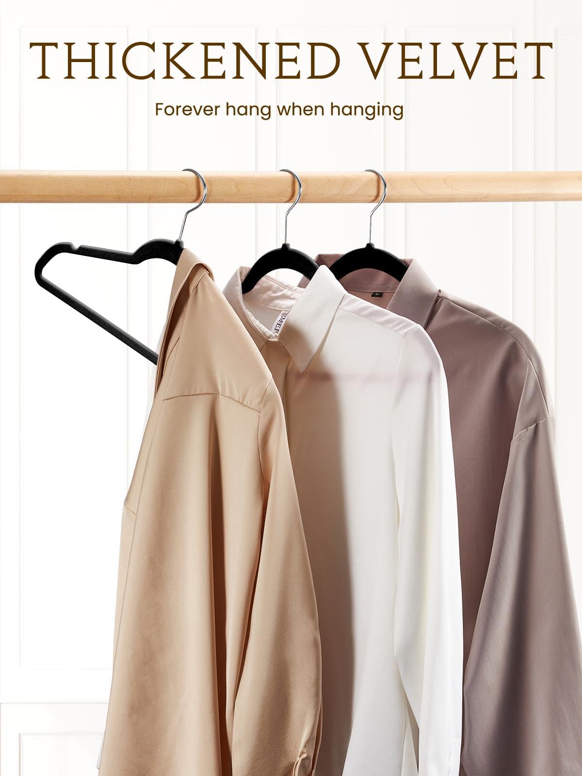 Smartor slim space-saving hangers maximize closet room