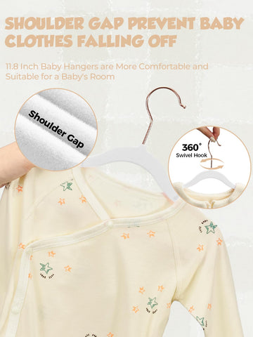 Smartor notched shoulders and non slip surface secure garments daily.