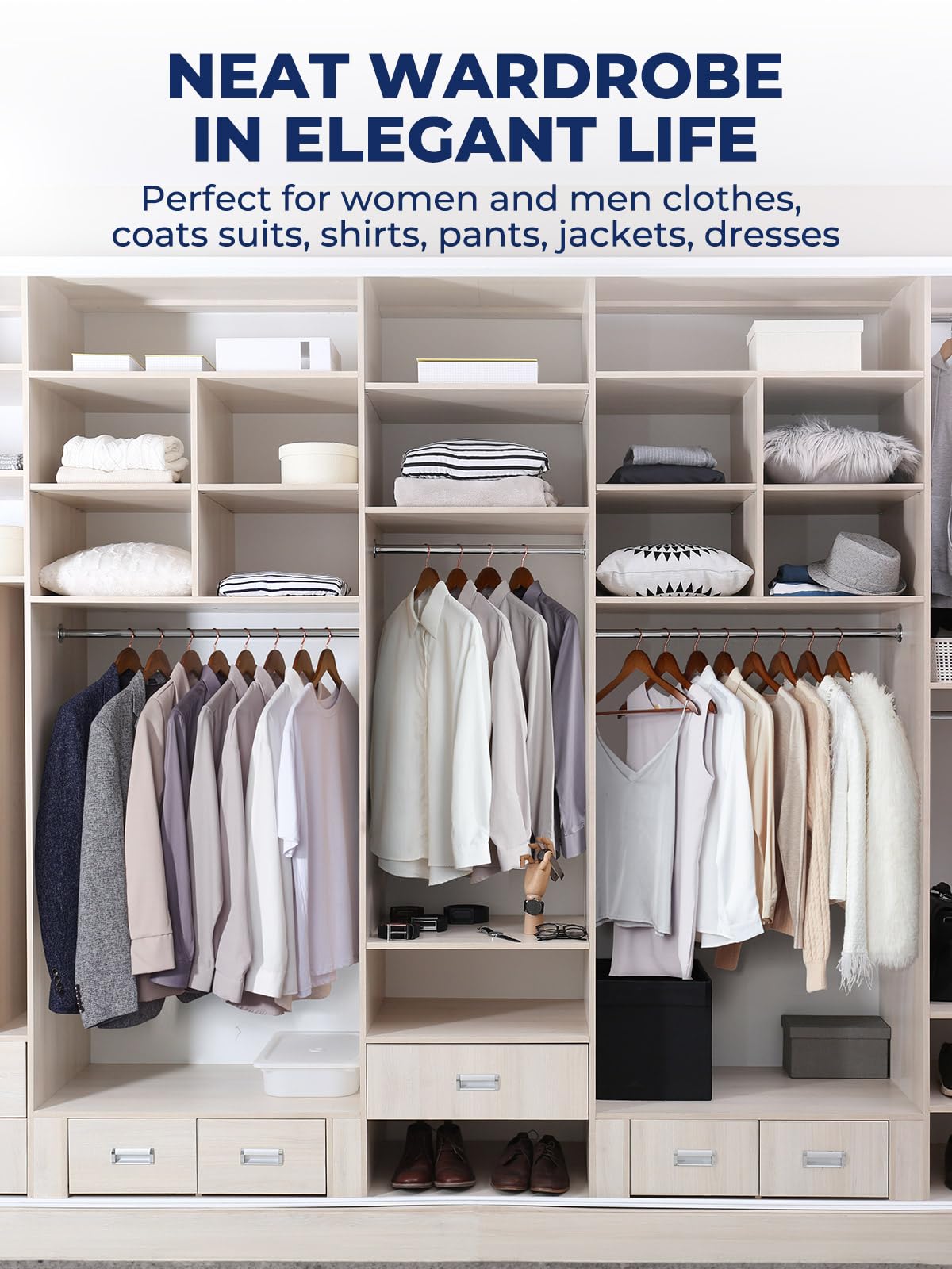 Smartor heavy-duty hanger handles coats and outerwear with ease