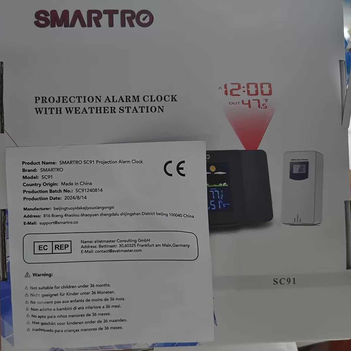 SMARTRO SC91 easy bedside setup with clear controls and durable design