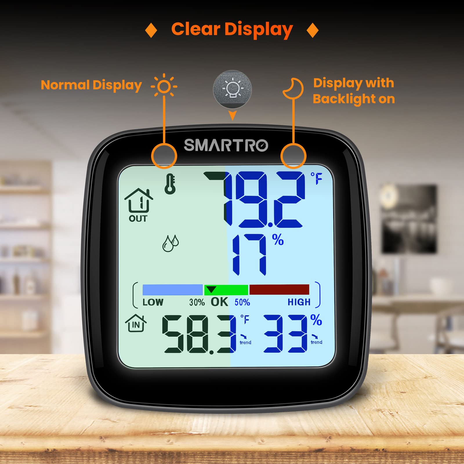 SMARTRO SC92 indoor-outdoor readings suitable for home and greenhouse