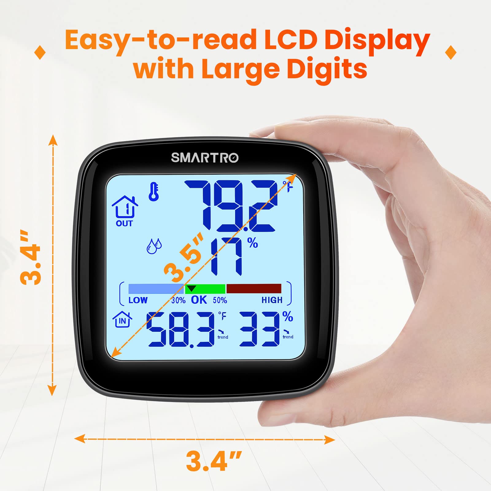 SMARTRO SC92 wireless sensor setup enables multi-room monitoring