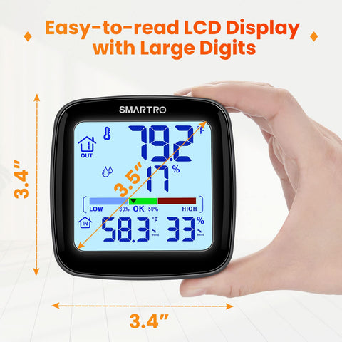 SMARTRO SC92 wireless sensor setup enables multi-room monitoring