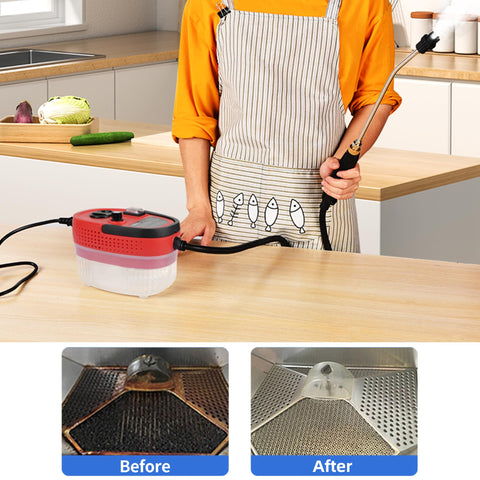SMAYDA glass scraper and brushes included for versatile surface cleaning.
