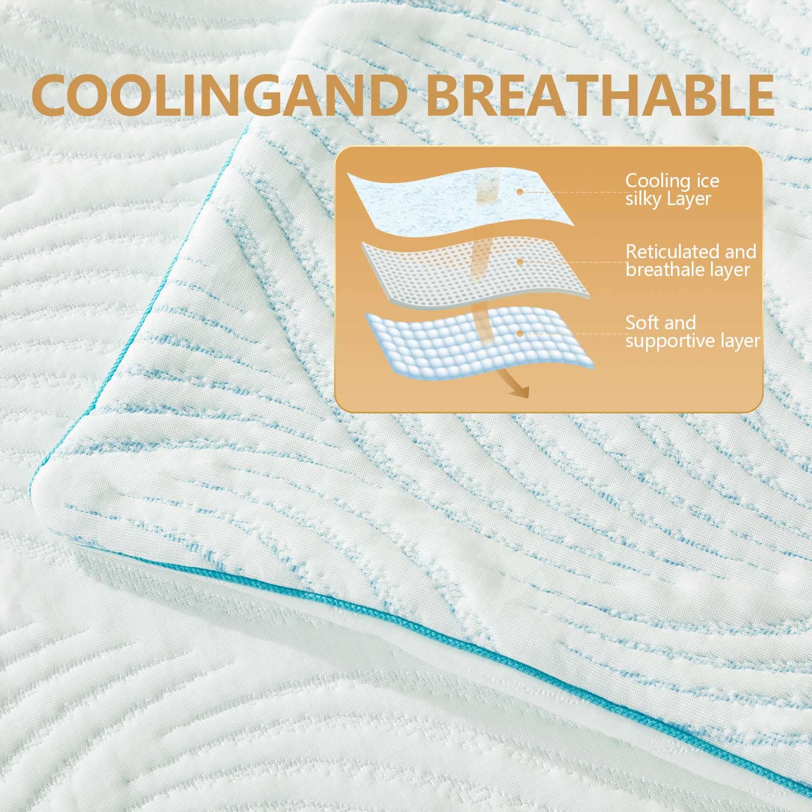 Smilereve adjustable-fill close-up demonstrating customizable pillow firmness.
