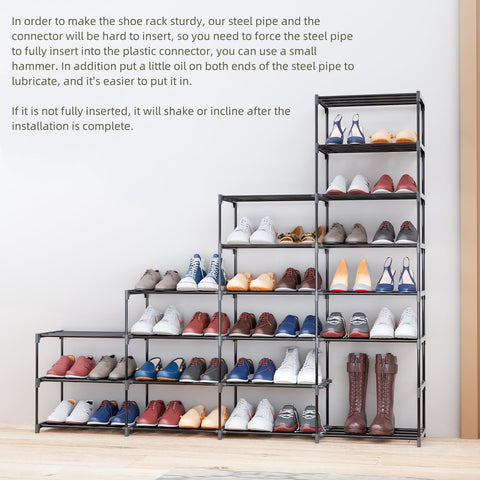 SMILHELTD versatile storage beyond shoes for bins, tools, or plants