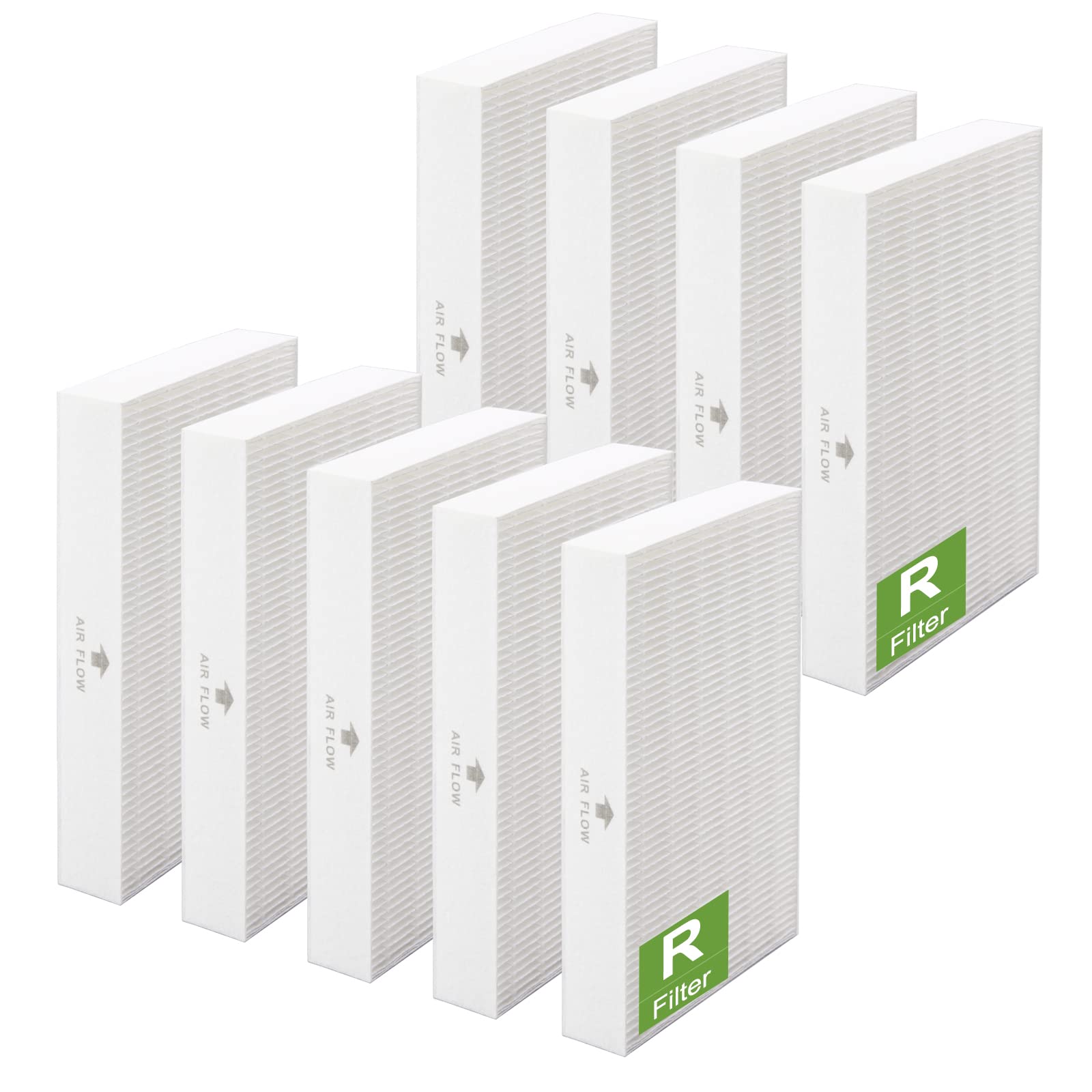 Smilyan 9-pack HPA300 HEPA filters ready for Honeywell purifiers
