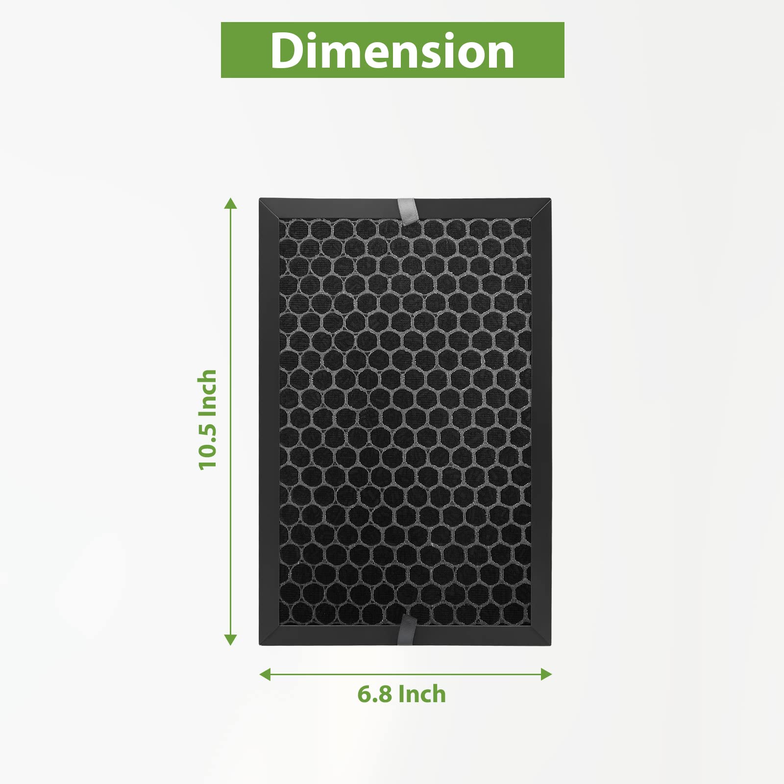 Smilyan HRFSC1 filter S side view demonstrates slim profile for easy replacement