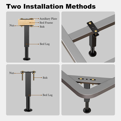 Smipam easy mounting options, with screws or included board and hardware.