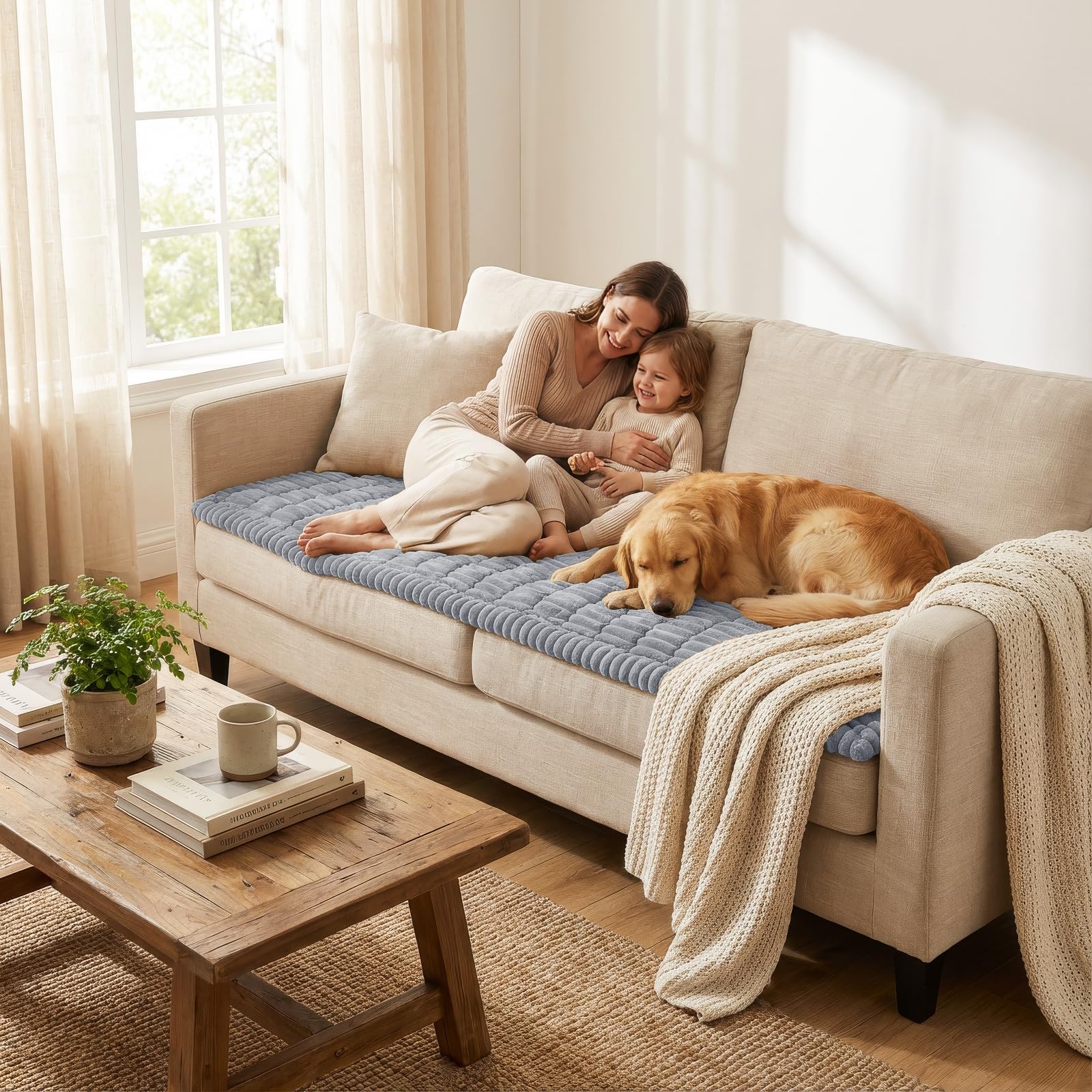 Smiry color-fast fabric stays vivid after washing for busy households.
