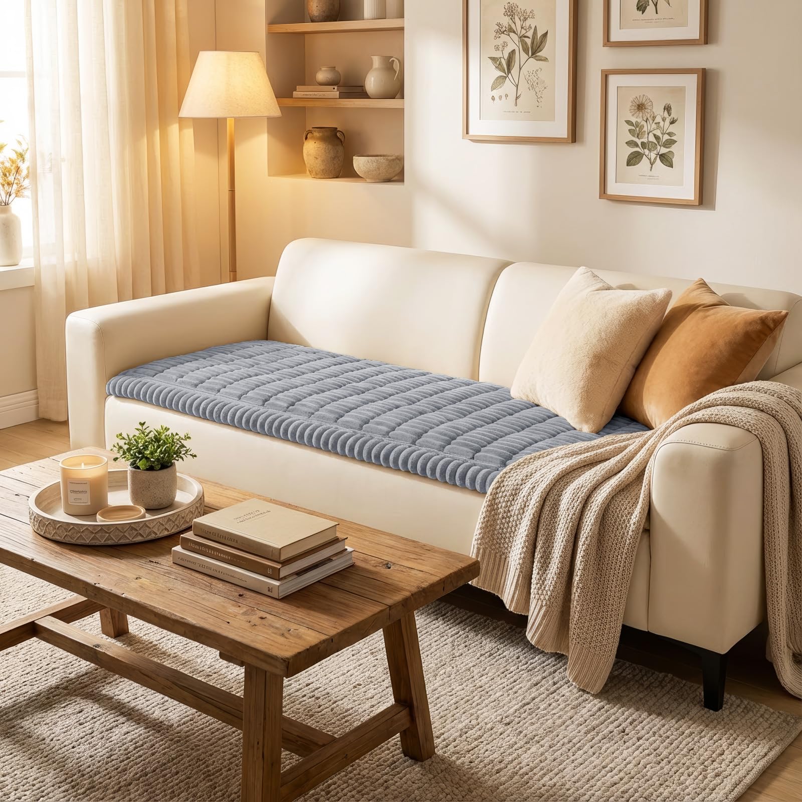 Smiry fabric detail highlights plush texture and durable weave for daily pets.