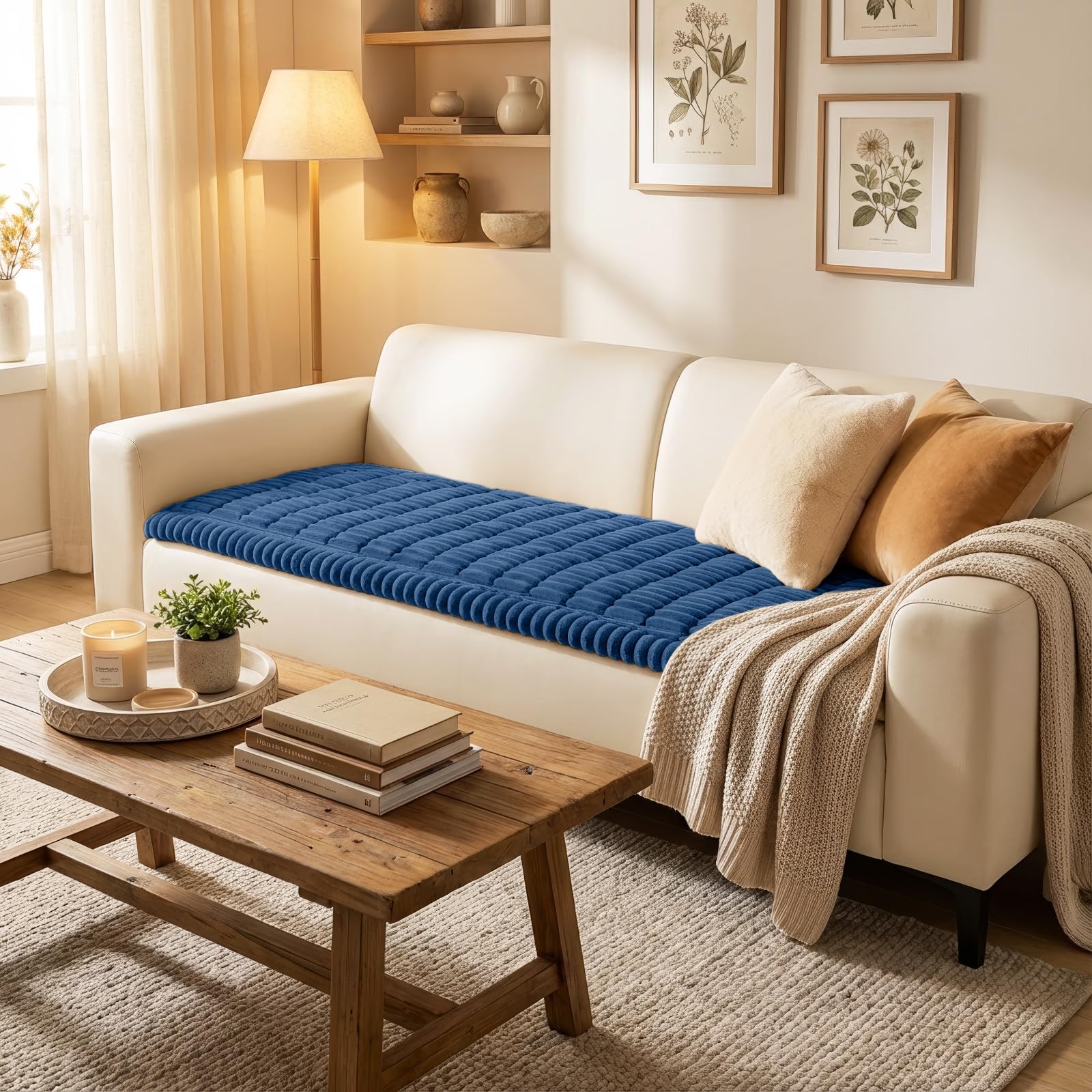Smiry couch cover washable soft fabric offers cozy comfort for pets