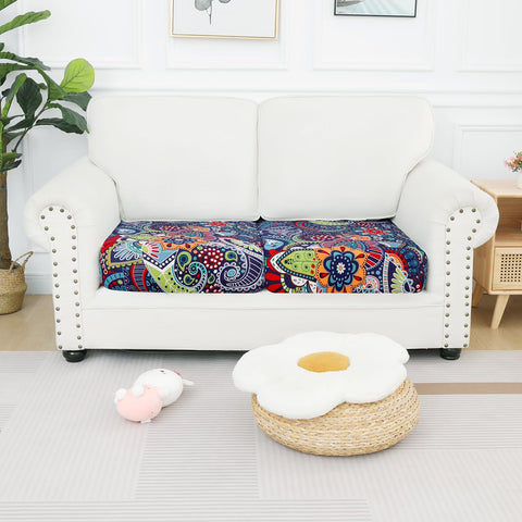 Smiry two-pack blue-green cushion cover for easy care and durable performance.