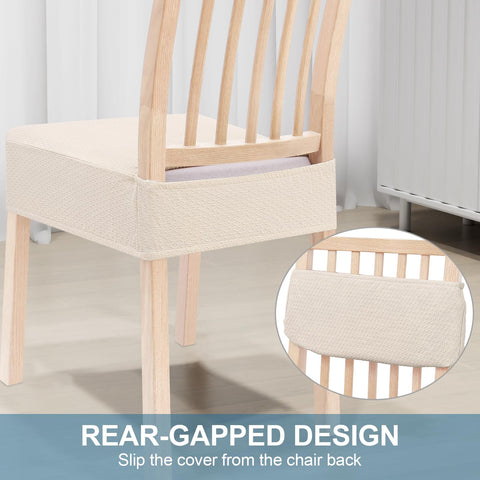 Smiry dining chair seat cover front view updates look while guarding upholstery