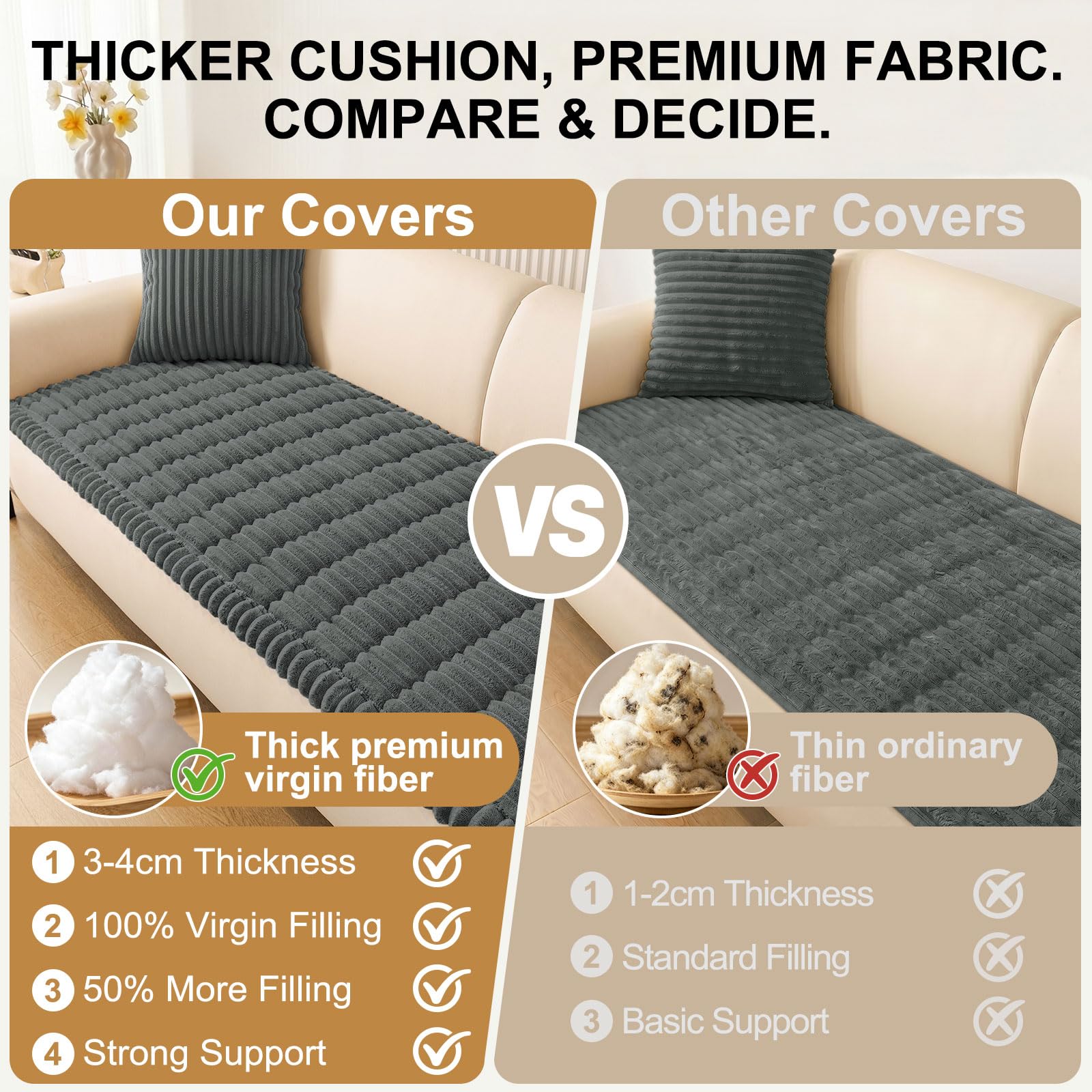 Machine washable Smiry cover with color fastness keeps hues vibrant