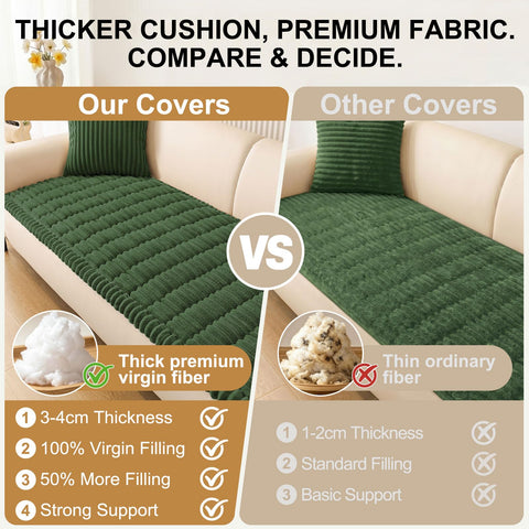 Smiry fuzzy pet couch protector enhances living space with plush look