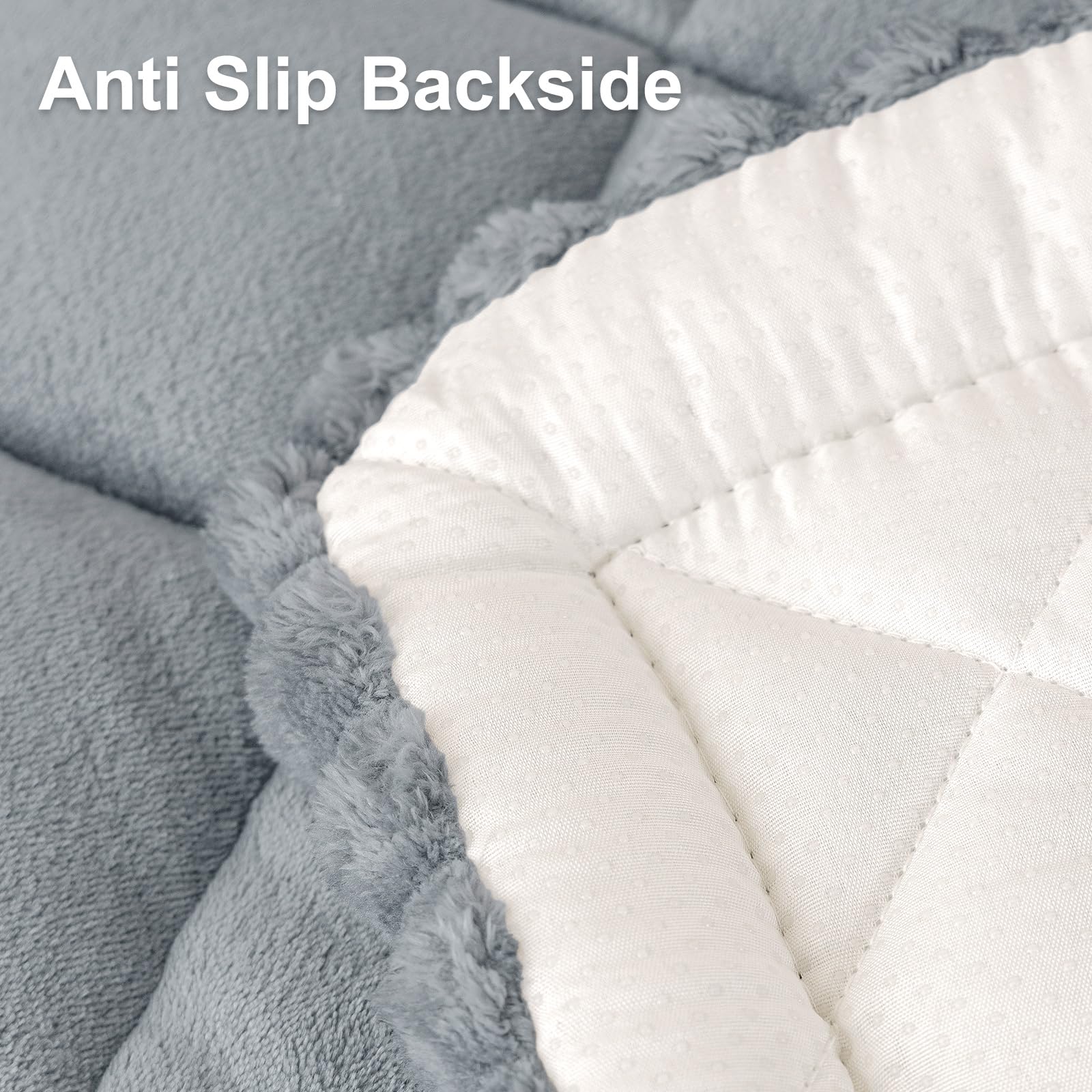 Smiry grey couch cover complements modern decor and protects upholstery