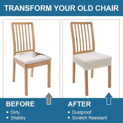 Smiry machine washable chair covers simplify cleanup after meals