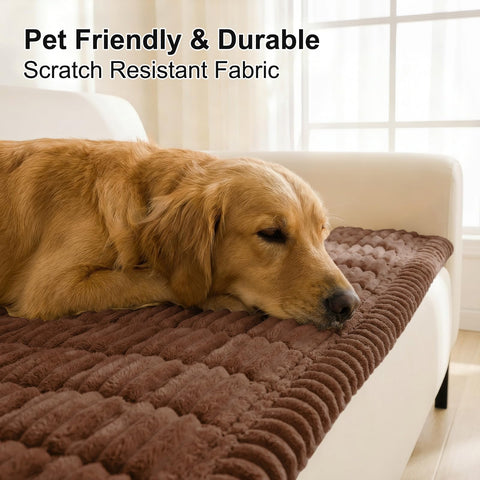 Smiry non-slip design with silicone particles keeps cover secure on any sofa.