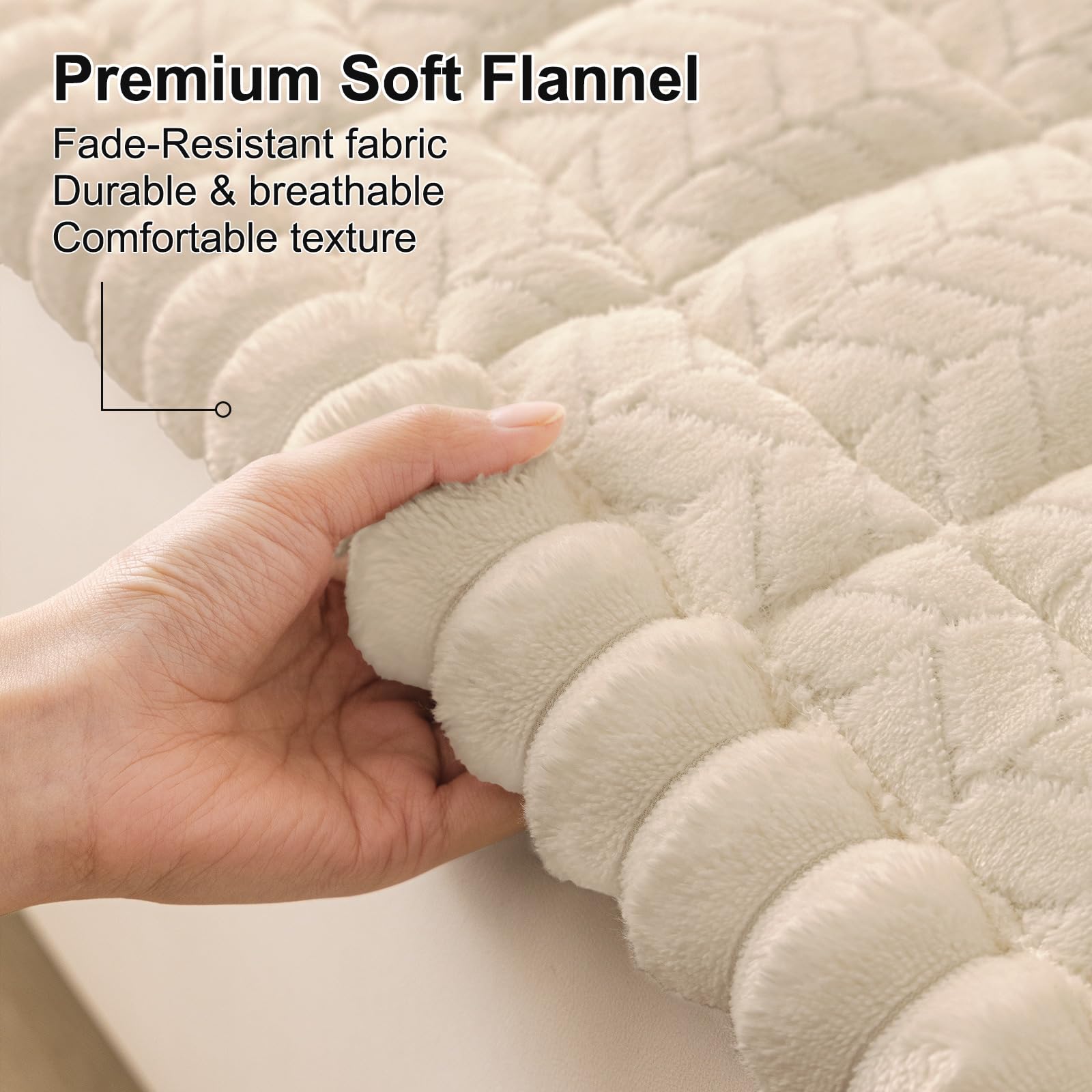 Smiry washable pet couch protector cleans easily after daily use.