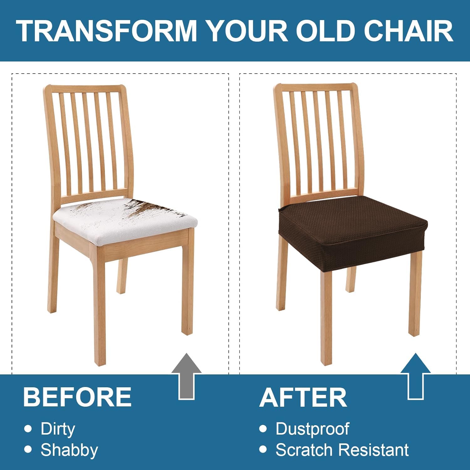 Smiry rear-gap design enables easy slip-on without removing cushions.