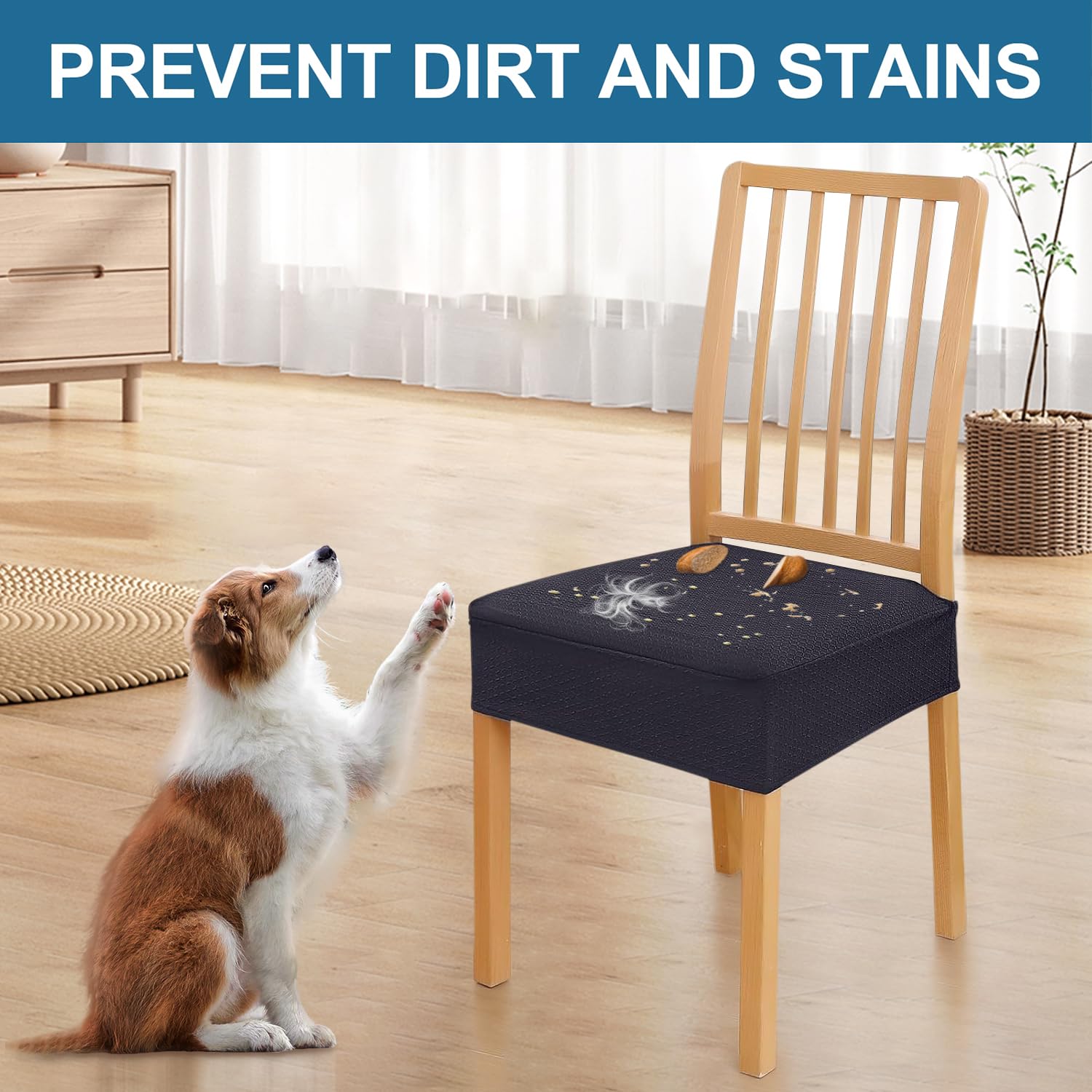 Smiry seat covers machine-washable for easy cleaning after spills.