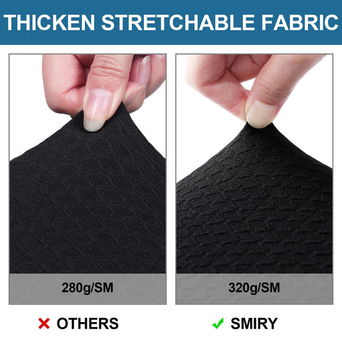 Smiry soft jacquard fabric offers a comfortable, durable feel.