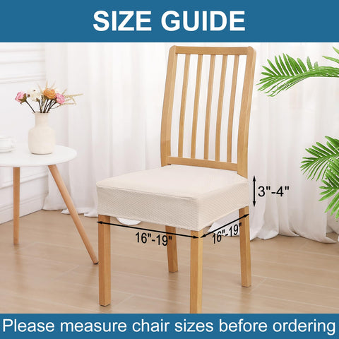 Smiry stretch jacquard slipcovers provide a snug fit with easy slip-on installation.