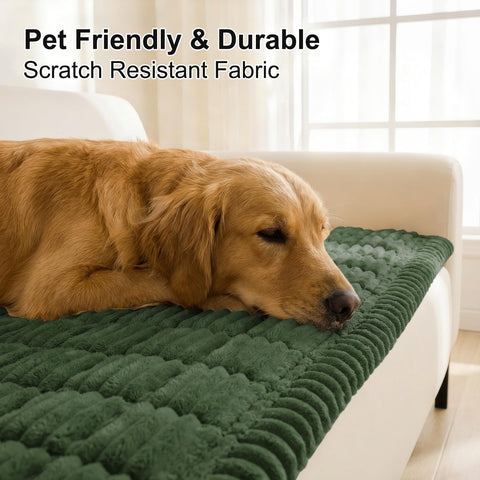 Smiry thick soft sofa slipcover adds comfort and protection