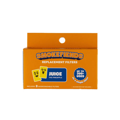 Smoke Fiends 3-pack replacement filters, compact and easy to swap for daily air purification.