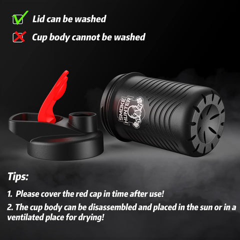 Bamboo-shell filter housing of Smoke Hunter 1.0