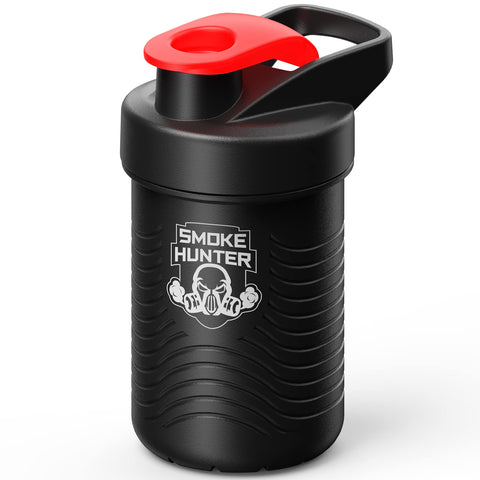 Smoke Hunter 1.0 with opened lid showing simple access for odor collection