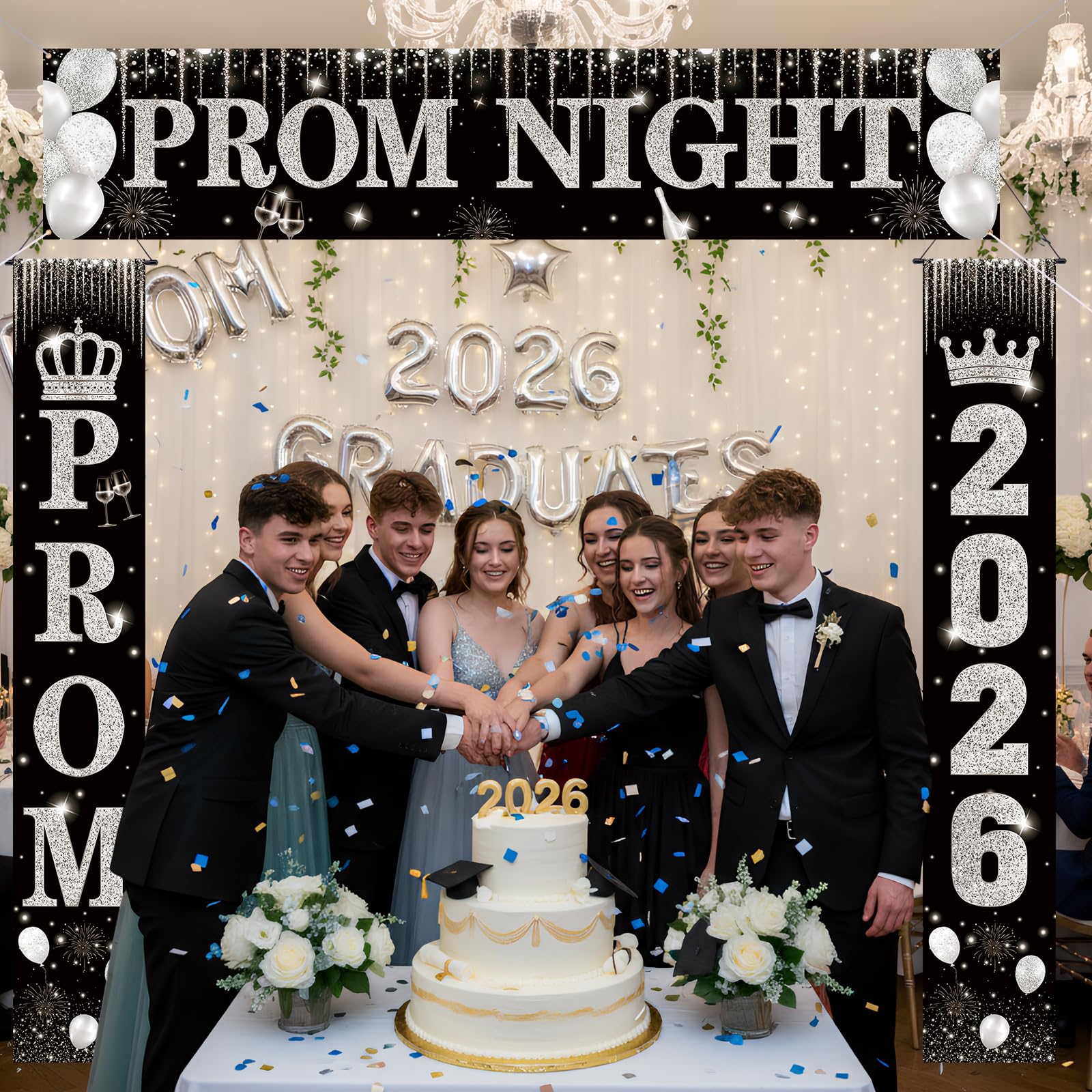 SmoothNovelty congrats grad decorations create a classy party vibe