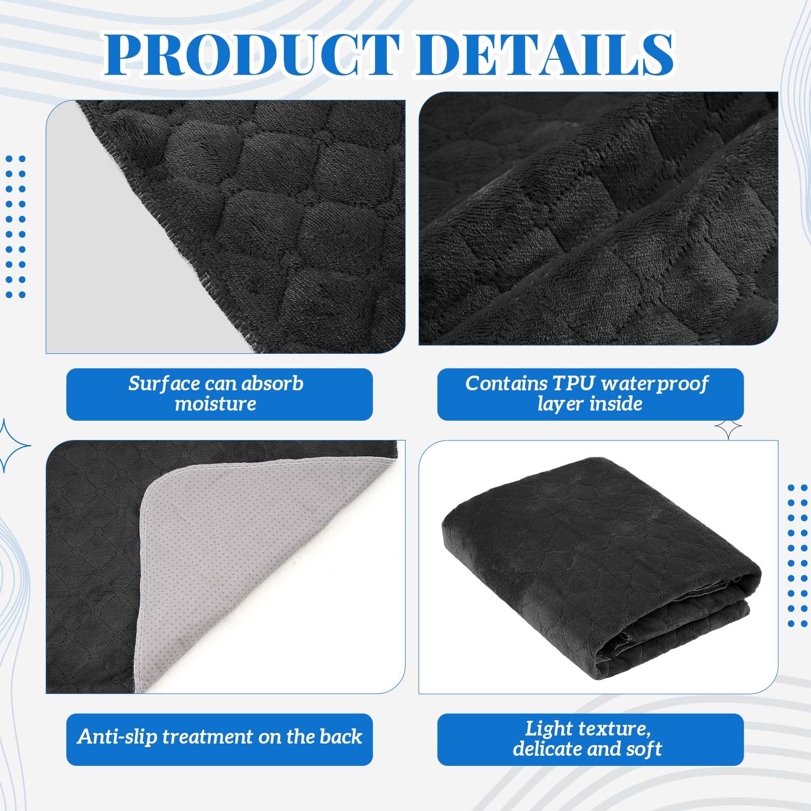 SmoothNovelty easy care and machine washable blanket for quick cleaning.