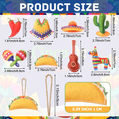 SmoothNovelty Mexican sombrero ornament adds festive charm to displays