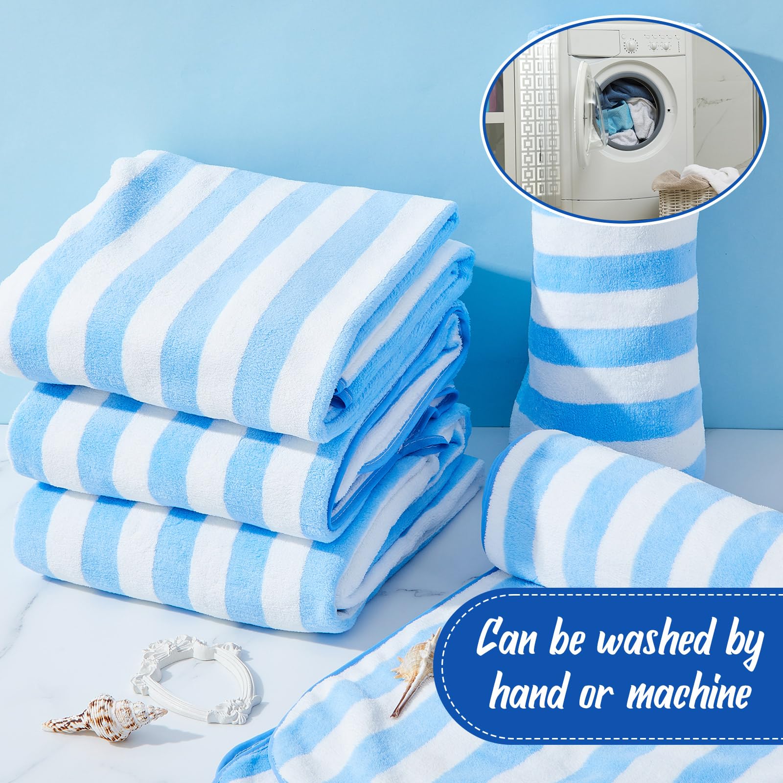 SmoothNovelty quick-dry microfiber towel demonstrating fast moisture pickup after workouts.