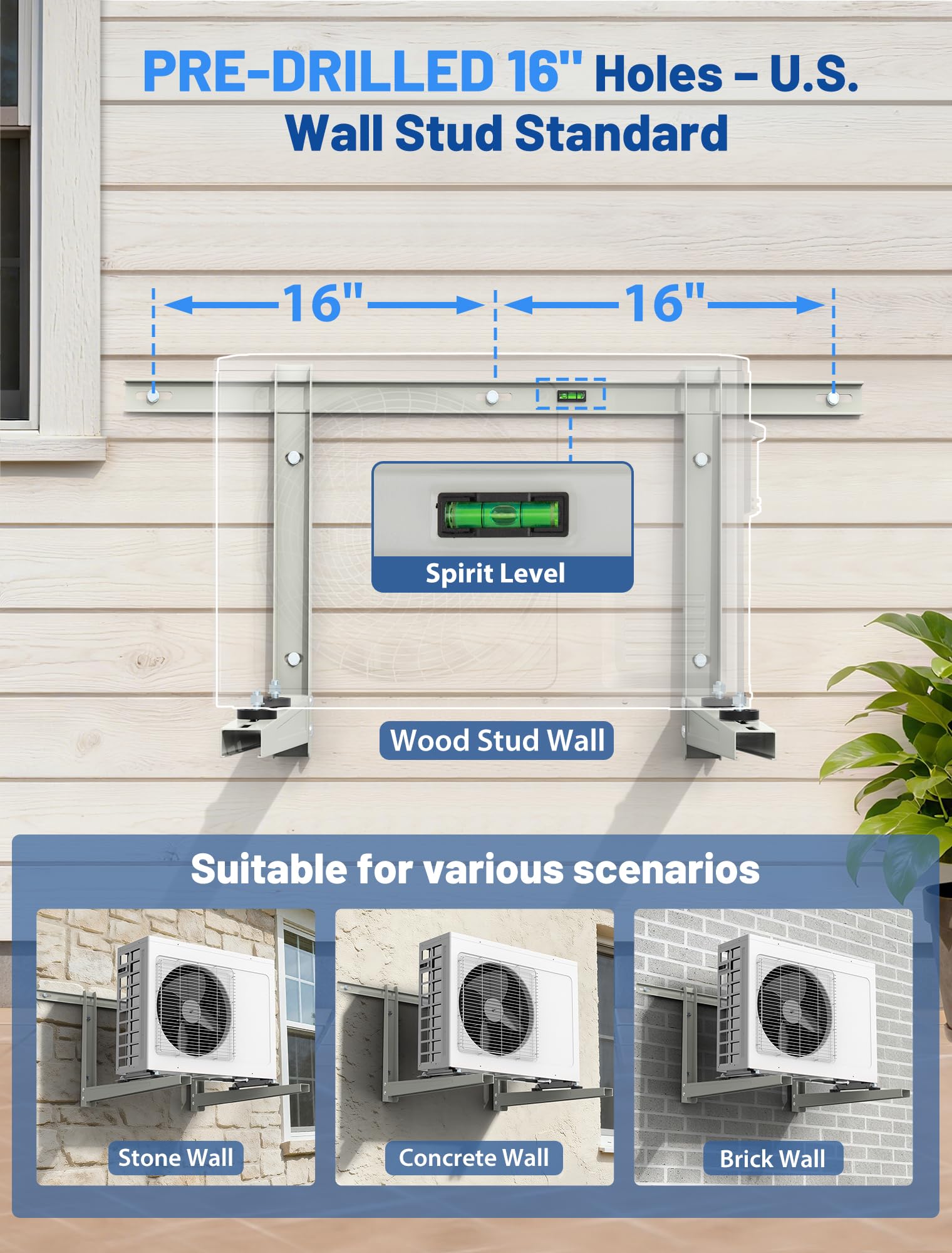 SMOQIO foldable L-shape bracket provides extra wall clearance for better airflow