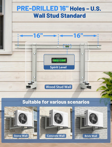 SMOQIO foldable L-shape bracket provides extra wall clearance for better airflow