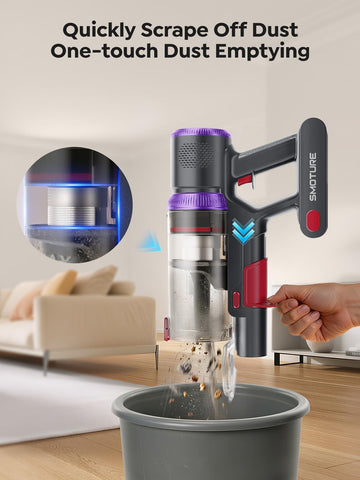 SMOTURE 2-in-1 crevice nozzle and tools for tight spaces.