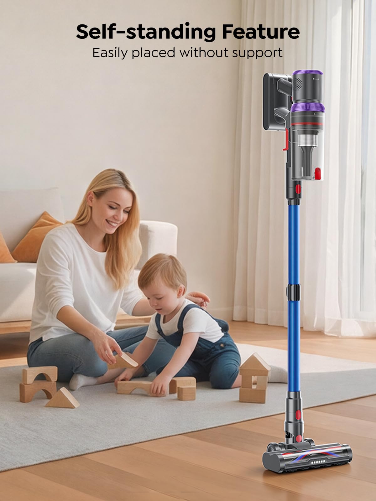SMOTURE 3.3ft extension hose extends reach for ceiling and car cleaning.