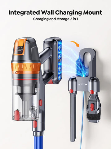 SMOTURE auto suction mode detects surfaces to save battery