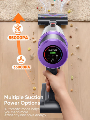 SMOTURE self-cleaning debris release for sanitary emptying.