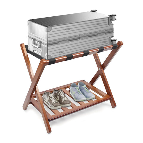 Smuxee hotel room solution for tidy luggage organization