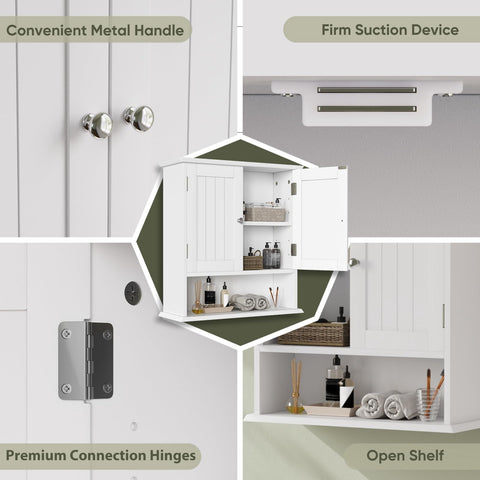 Smuxee two-door closed storage keeps contents tidy.