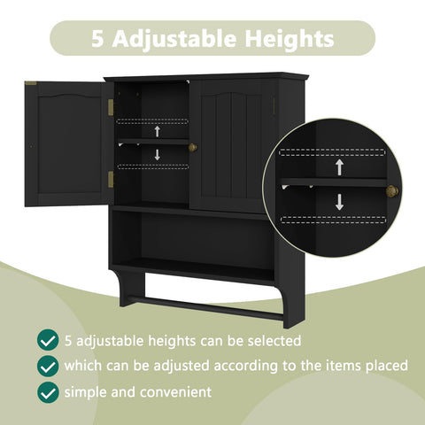 Smuxee wall-mounted cabinet over toilet saves floor space and stays accessible