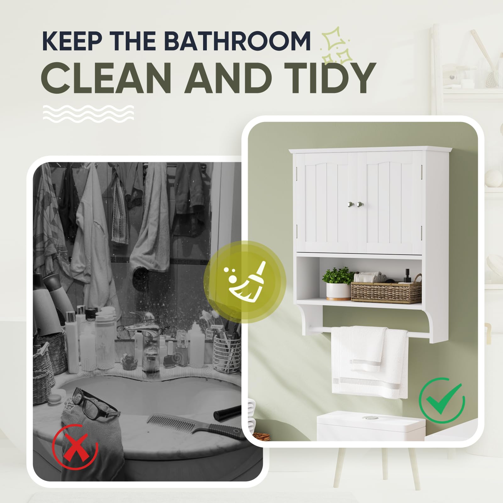 Smuxee durable MDF finish resists moisture in humid spaces.