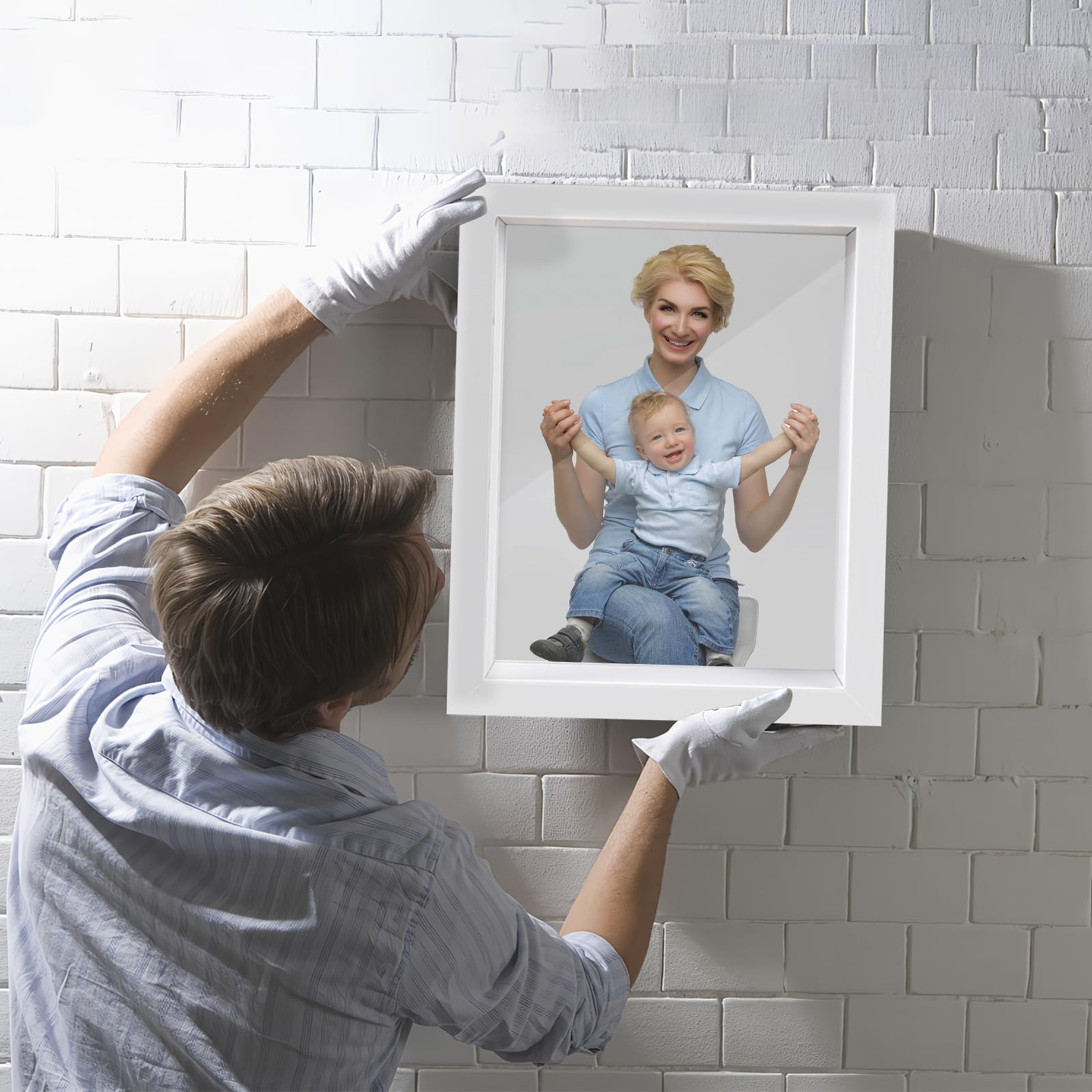 SMZCTYI 8x10 deep frame supports vertical or horizontal hanging
