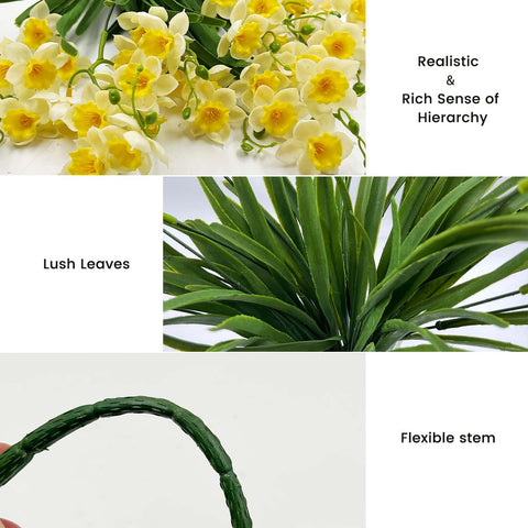 SNAIL GARDEN daffodils used as office decor for a refreshing workspace