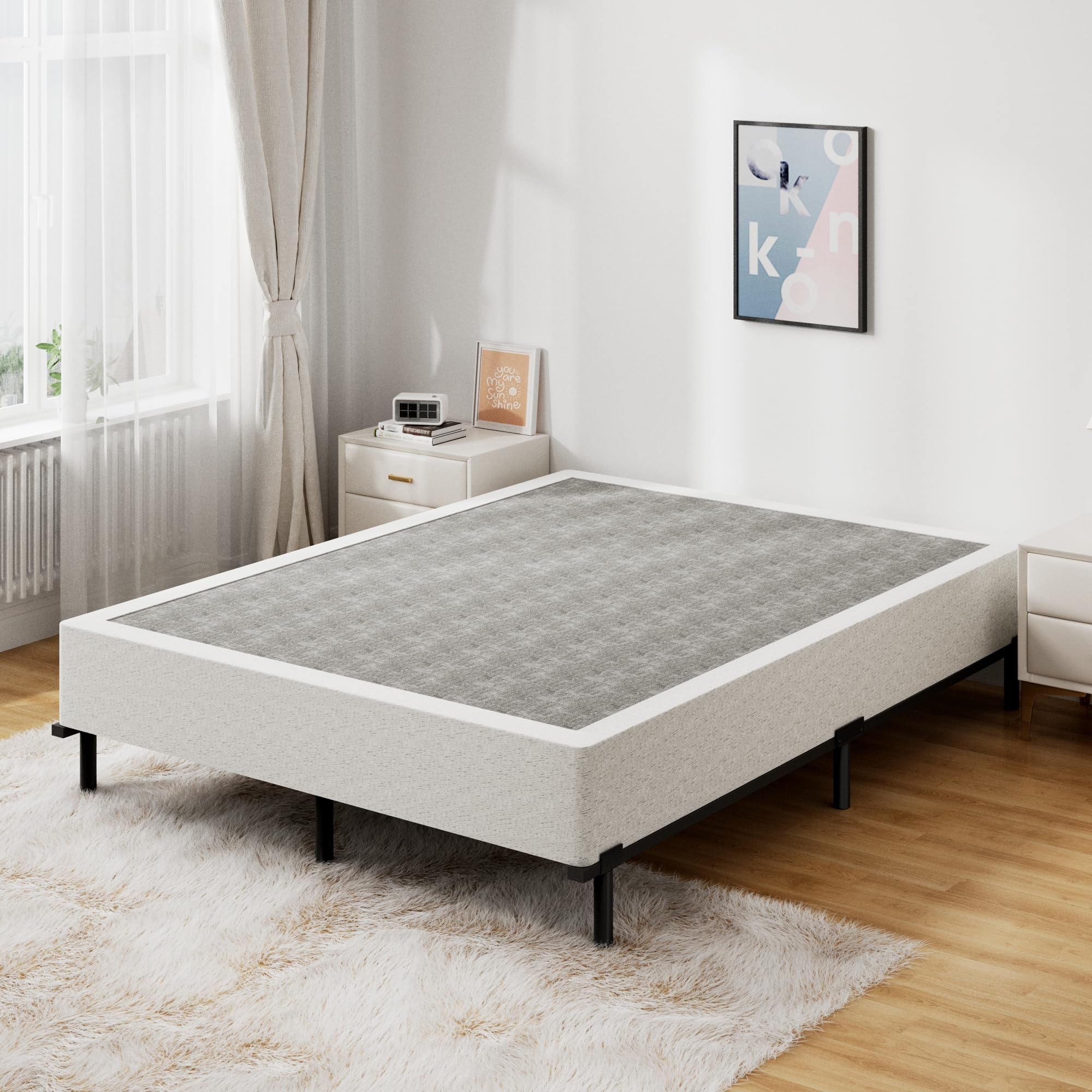 Snaye heavy duty capacity up to 3000 lbs for sturdy queen support
